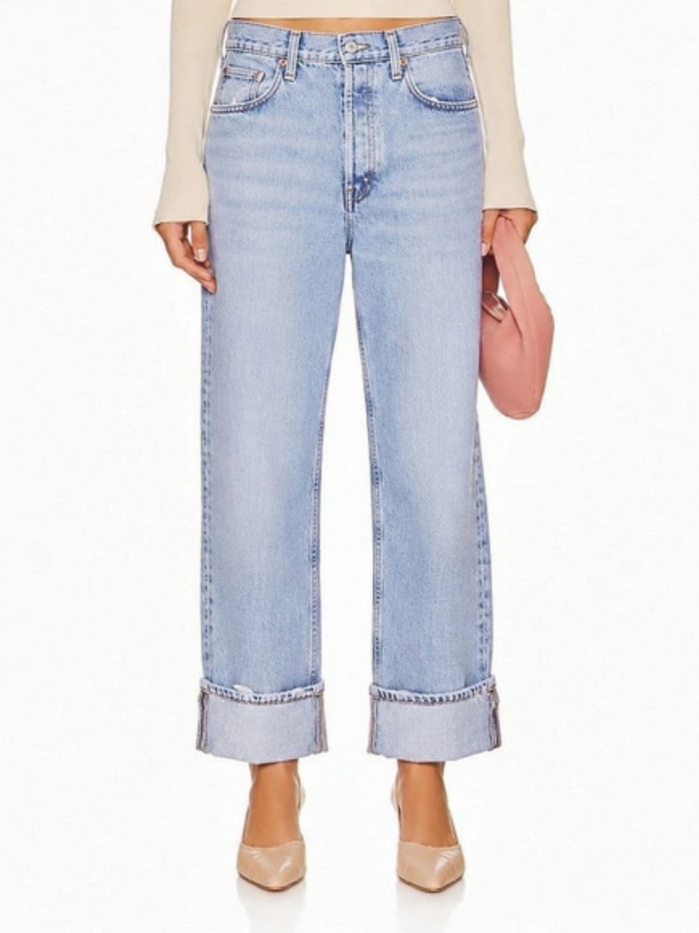 AGOLDE Fran Low Slung Straight Jeans Size 29 Force